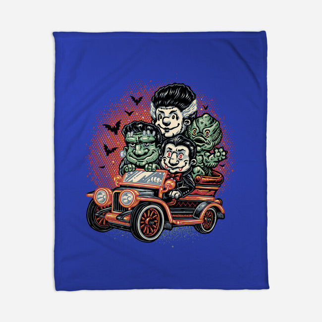 Horrific Roadtrip-None-Fleece-Blanket-glitchygorilla