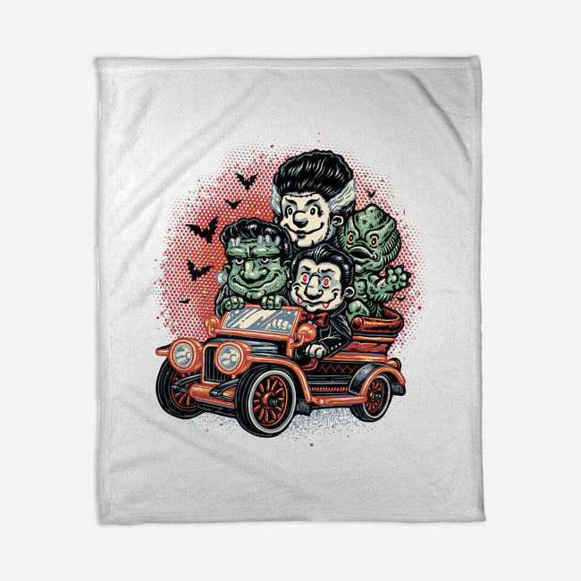 Horrific Roadtrip-None-Fleece-Blanket-glitchygorilla