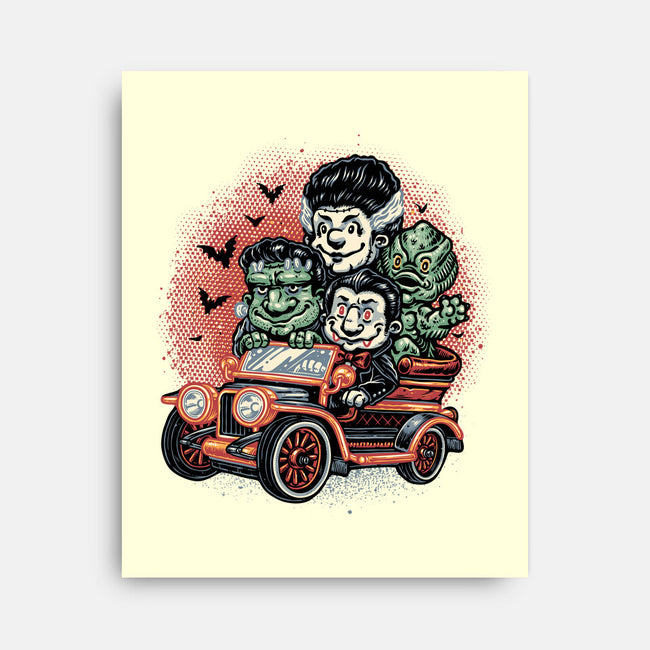 Horrific Roadtrip-None-Stretched-Canvas-glitchygorilla