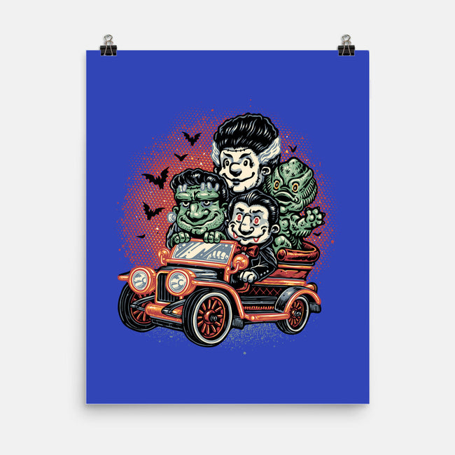 Horrific Roadtrip-None-Matte-Poster-glitchygorilla