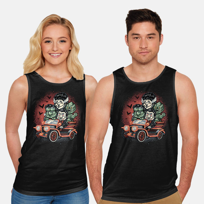 Horrific Roadtrip-Unisex-Basic-Tank-glitchygorilla