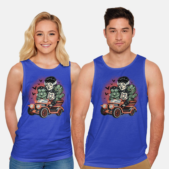 Horrific Roadtrip-Unisex-Basic-Tank-glitchygorilla