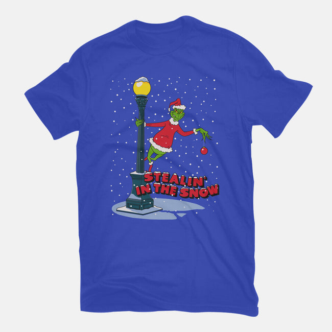 Stealin In The Snow-Womens-Fitted-Tee-Getsousa!