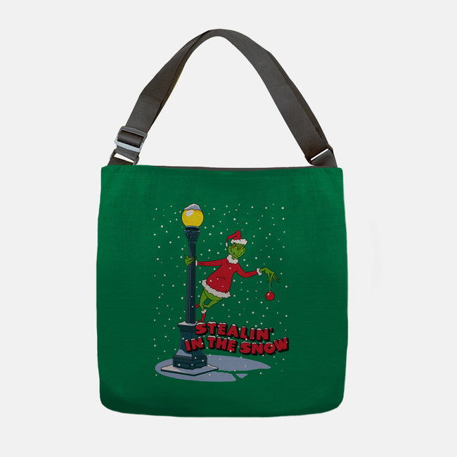 Stealin In The Snow-None-Adjustable Tote-Bag-Getsousa!