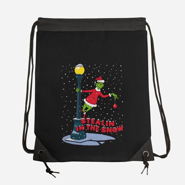 Stealin In The Snow-None-Drawstring-Bag-Getsousa!