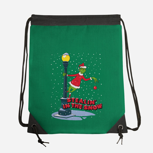 Stealin In The Snow-None-Drawstring-Bag-Getsousa!