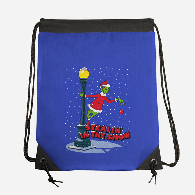 Stealin In The Snow-None-Drawstring-Bag-Getsousa!