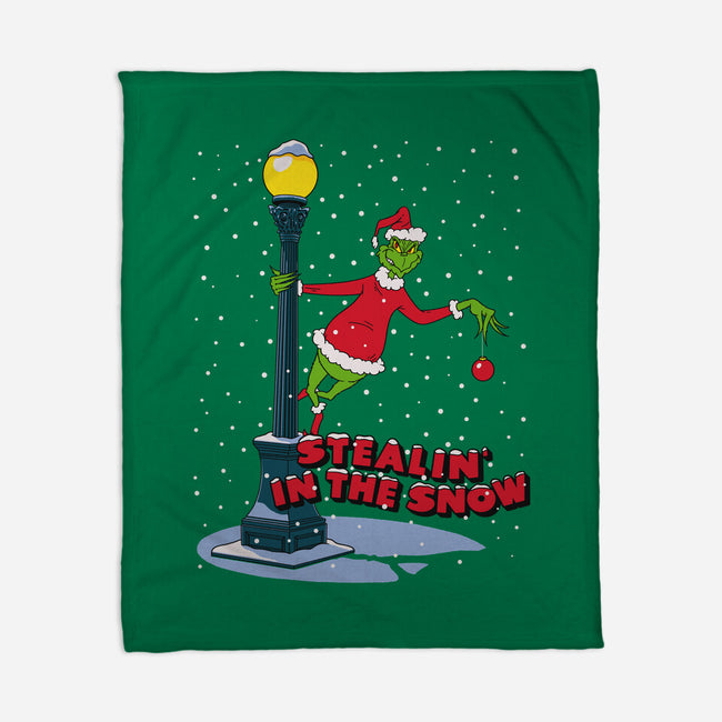 Stealin In The Snow-None-Fleece-Blanket-Getsousa!