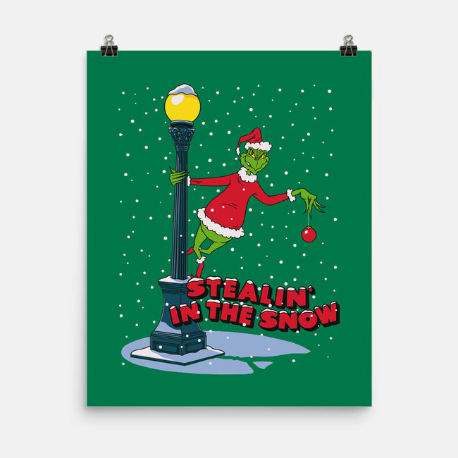 Stealin In The Snow-None-Matte-Poster-Getsousa!