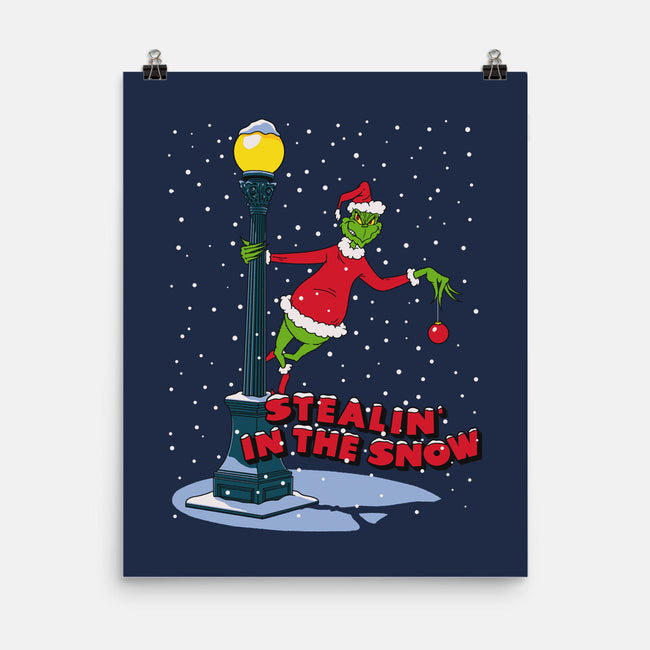 Stealin In The Snow-None-Matte-Poster-Getsousa!