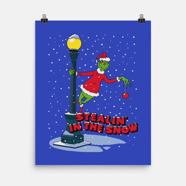 Stealin In The Snow-None-Matte-Poster-Getsousa!