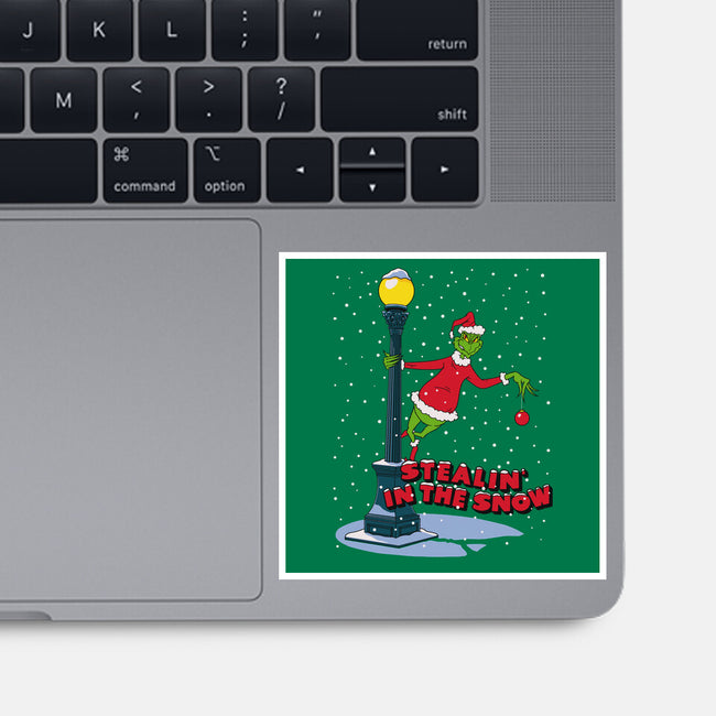 Stealin In The Snow-None-Glossy-Sticker-Getsousa!