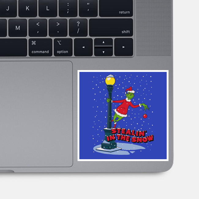 Stealin In The Snow-None-Glossy-Sticker-Getsousa!