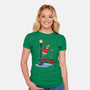 Stealin In The Snow-Womens-Fitted-Tee-Getsousa!