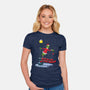 Stealin In The Snow-Womens-Fitted-Tee-Getsousa!