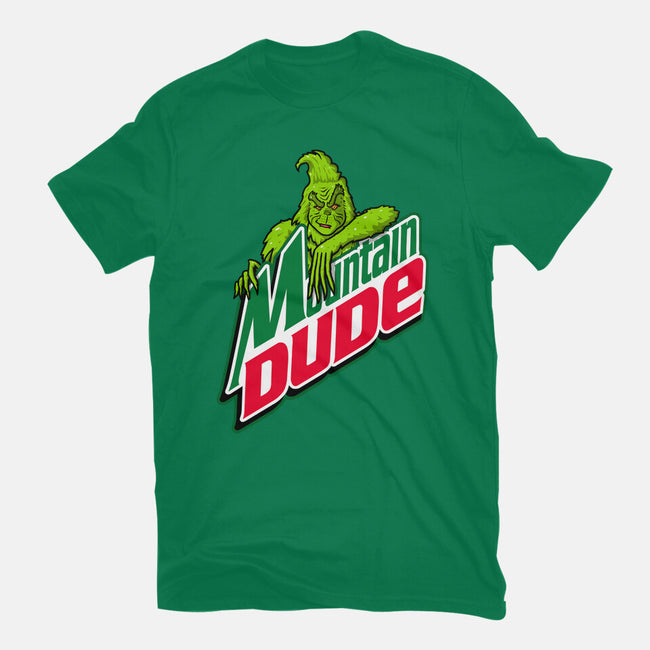 Mountain Dude-Womens-Fitted-Tee-Raffiti