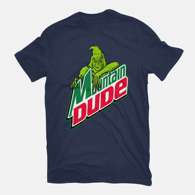 Mountain Dude-Womens-Fitted-Tee-Raffiti