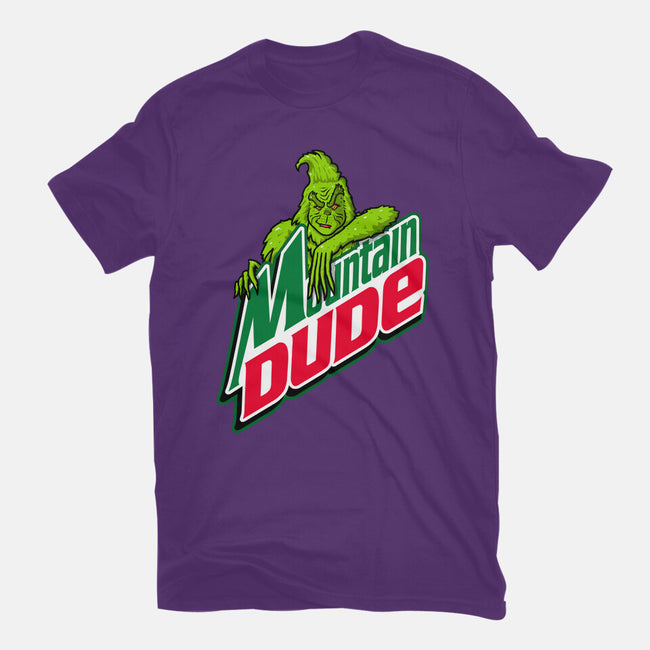 Mountain Dude-Womens-Fitted-Tee-Raffiti