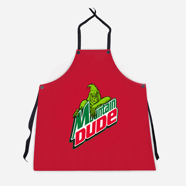 Mountain Dude-Unisex-Kitchen-Apron-Raffiti