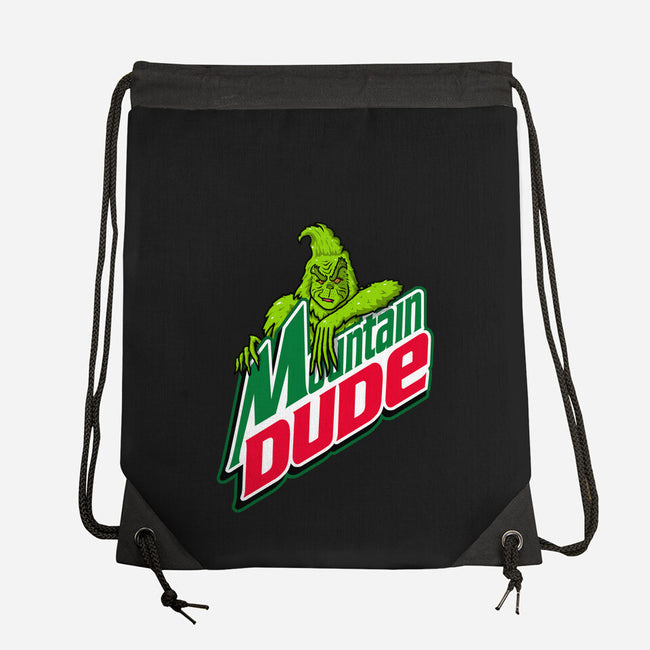 Mountain Dude-None-Drawstring-Bag-Raffiti