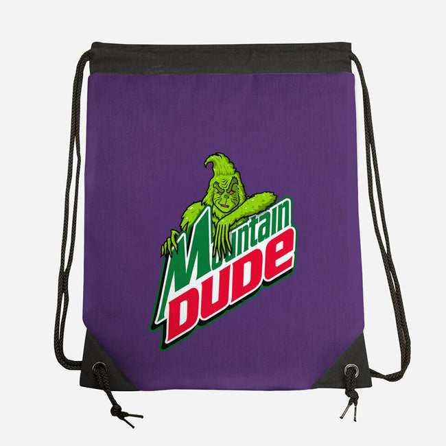 Mountain Dude-None-Drawstring-Bag-Raffiti