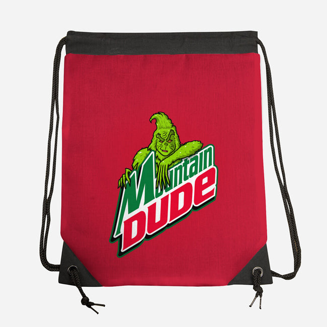 Mountain Dude-None-Drawstring-Bag-Raffiti
