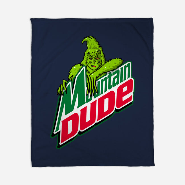 Mountain Dude-None-Fleece-Blanket-Raffiti