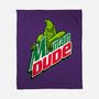 Mountain Dude-None-Fleece-Blanket-Raffiti