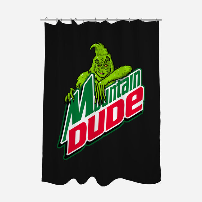 Mountain Dude-None-Polyester-Shower Curtain-Raffiti