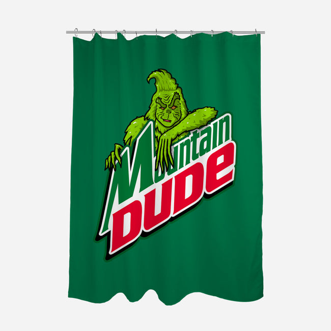 Mountain Dude-None-Polyester-Shower Curtain-Raffiti