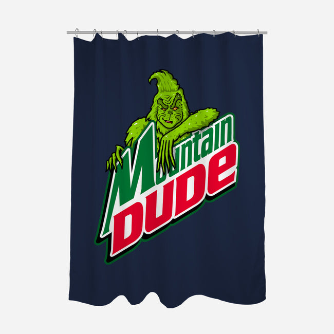 Mountain Dude-None-Polyester-Shower Curtain-Raffiti