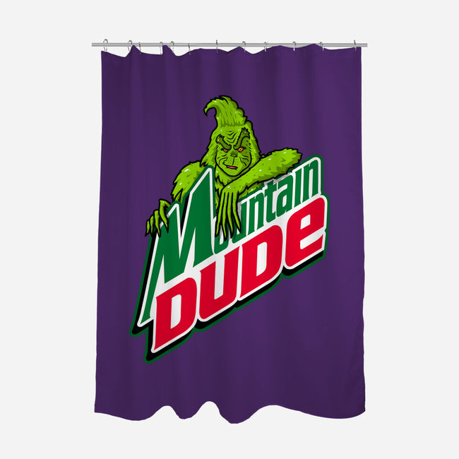 Mountain Dude-None-Polyester-Shower Curtain-Raffiti