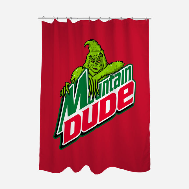 Mountain Dude-None-Polyester-Shower Curtain-Raffiti