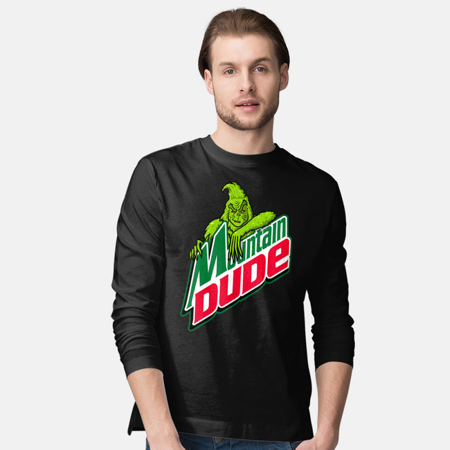 Mountain Dude-Mens-Long Sleeved-Tee-Raffiti