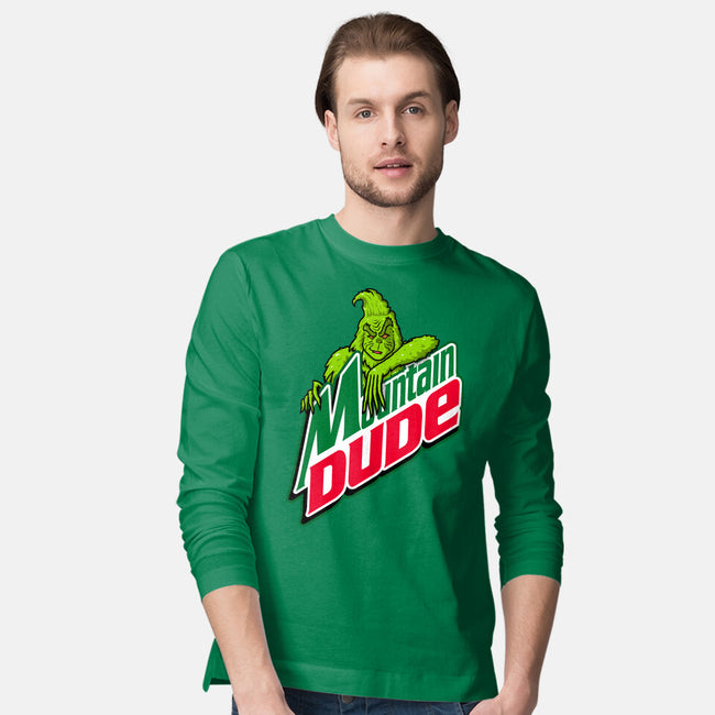 Mountain Dude-Mens-Long Sleeved-Tee-Raffiti