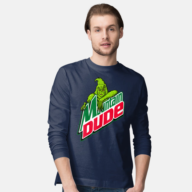 Mountain Dude-Mens-Long Sleeved-Tee-Raffiti