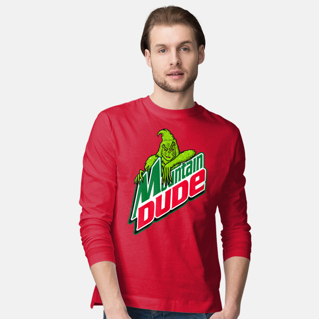 Mountain Dude-Mens-Long Sleeved-Tee-Raffiti