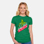 Mountain Dude-Womens-Fitted-Tee-Raffiti