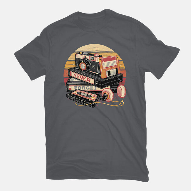 Never Forget The Classics-Mens-Heavyweight-Tee-glitchygorilla