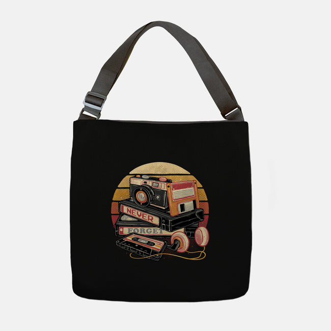 Never Forget The Classics-None-Adjustable Tote-Bag-glitchygorilla