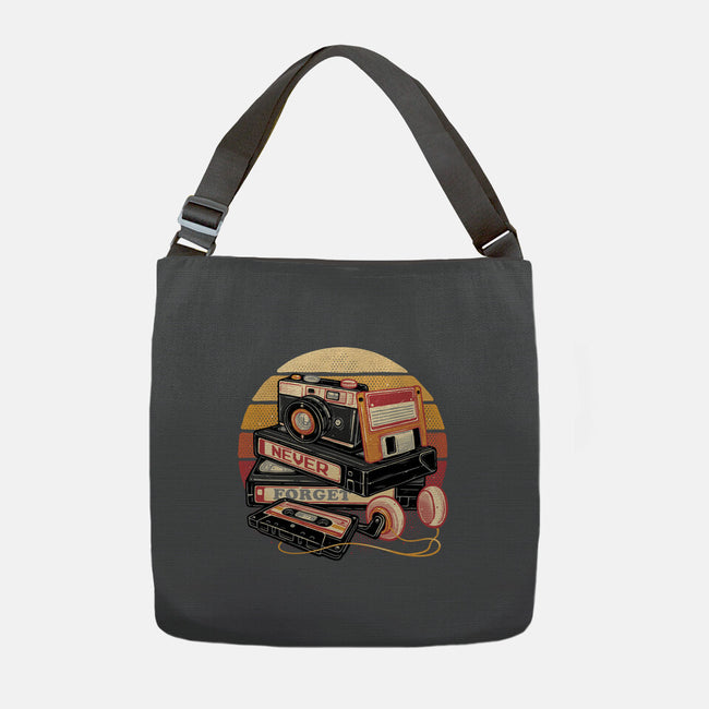 Never Forget The Classics-None-Adjustable Tote-Bag-glitchygorilla