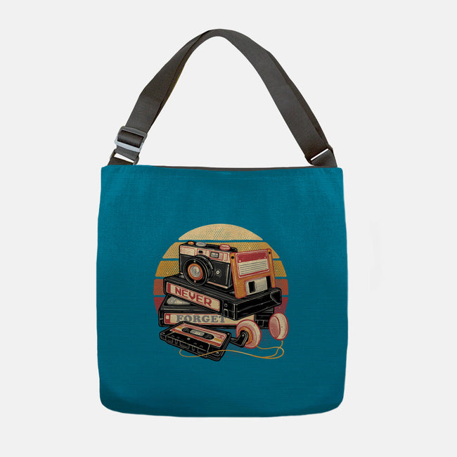 Never Forget The Classics-None-Adjustable Tote-Bag-glitchygorilla