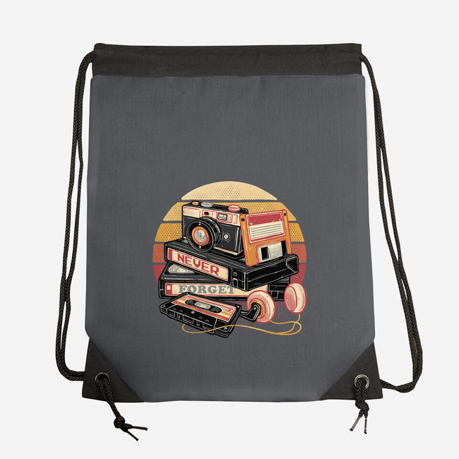 Never Forget The Classics-None-Drawstring-Bag-glitchygorilla