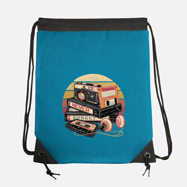 Never Forget The Classics-None-Drawstring-Bag-glitchygorilla