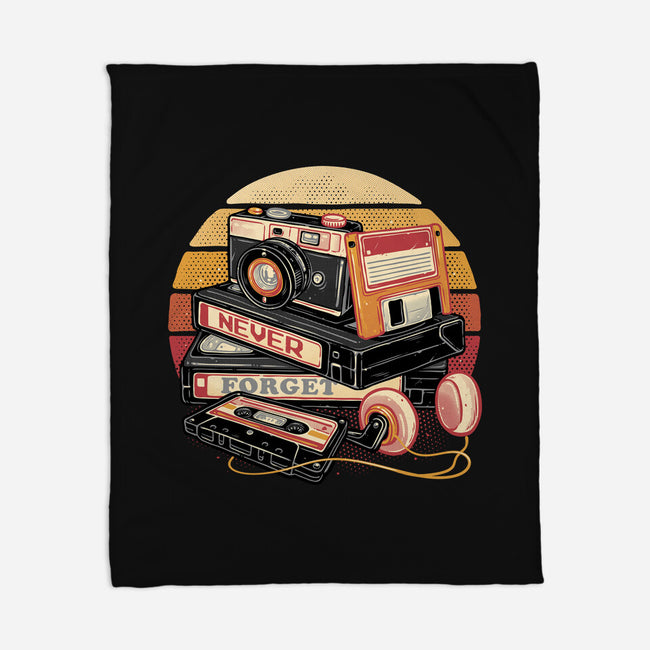 Never Forget The Classics-None-Fleece-Blanket-glitchygorilla