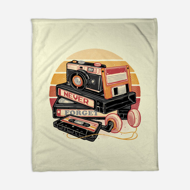 Never Forget The Classics-None-Fleece-Blanket-glitchygorilla