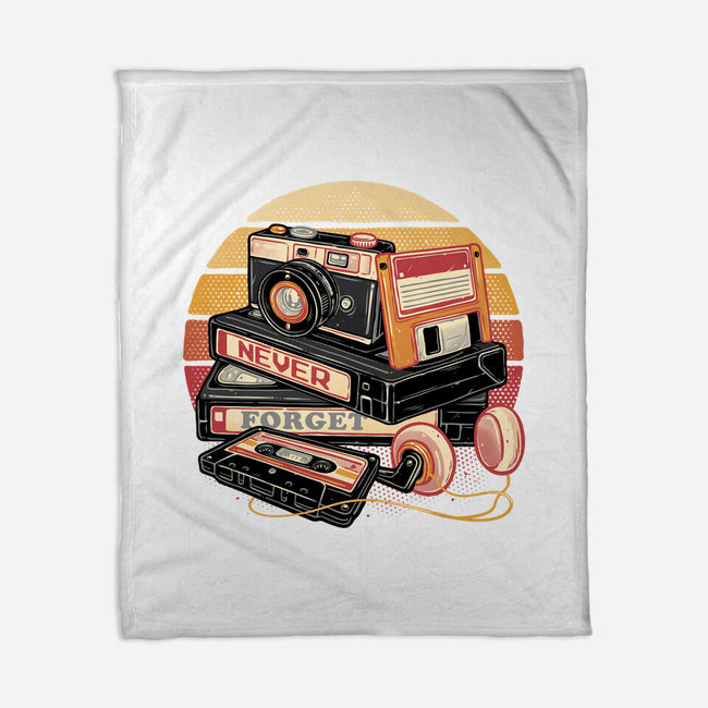 Never Forget The Classics-None-Fleece-Blanket-glitchygorilla
