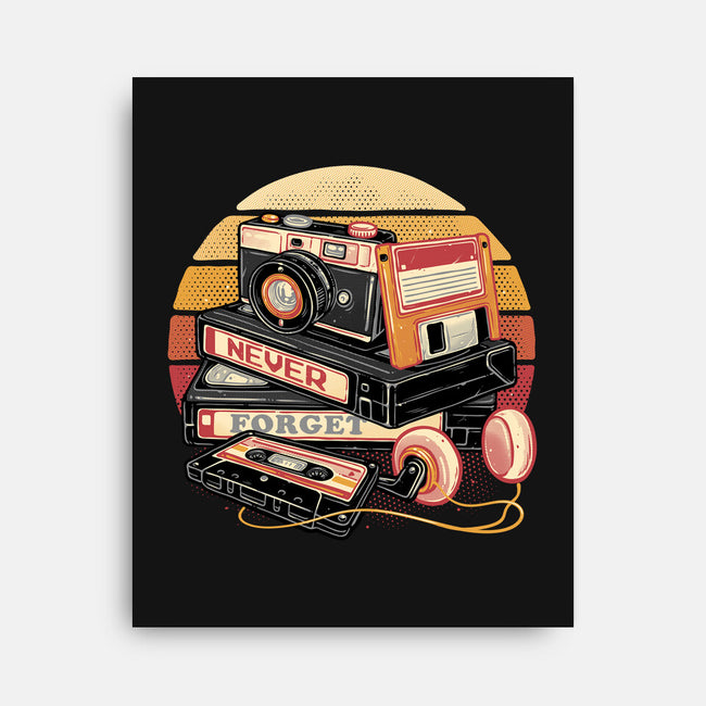 Never Forget The Classics-None-Stretched-Canvas-glitchygorilla