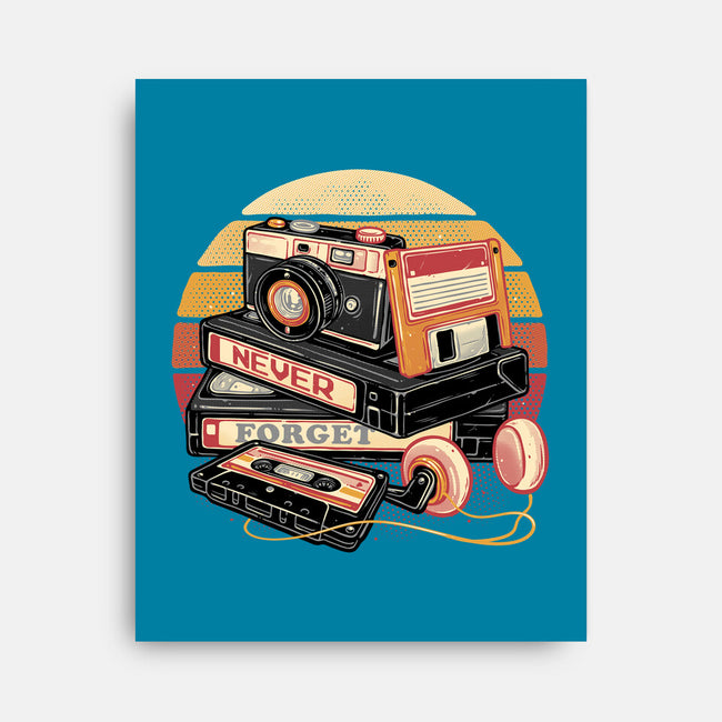 Never Forget The Classics-None-Stretched-Canvas-glitchygorilla