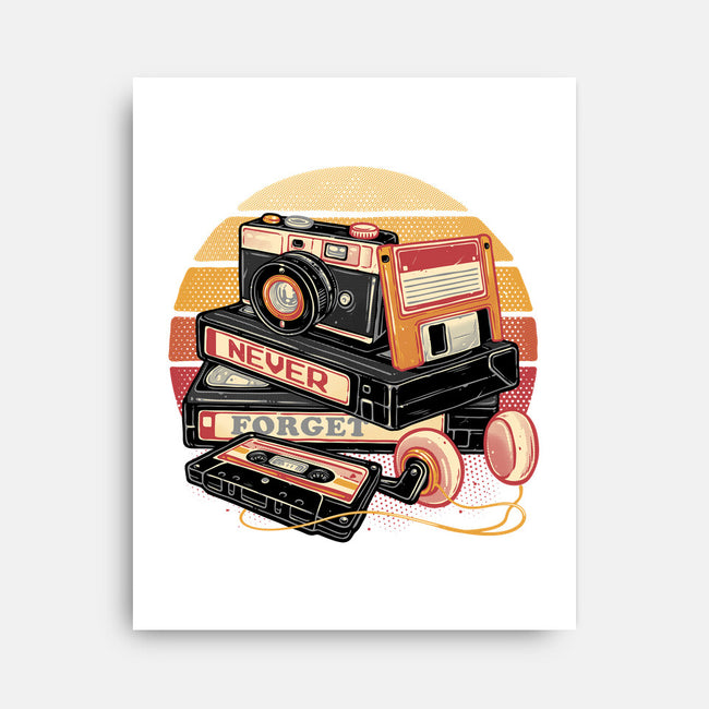 Never Forget The Classics-None-Stretched-Canvas-glitchygorilla